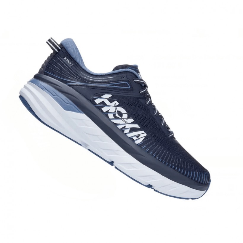Hoka One One Bondi 7 Shoes Dark Blue White SS21