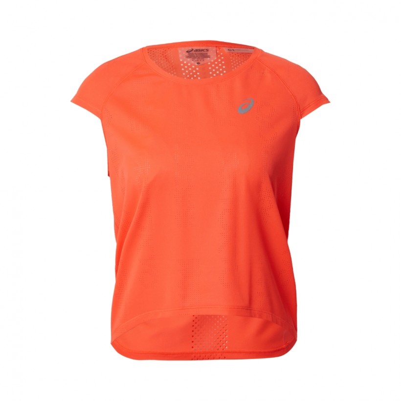 Asics Future Tokyo Ventilate Short Sleeve Orange Woman T-Shirt
