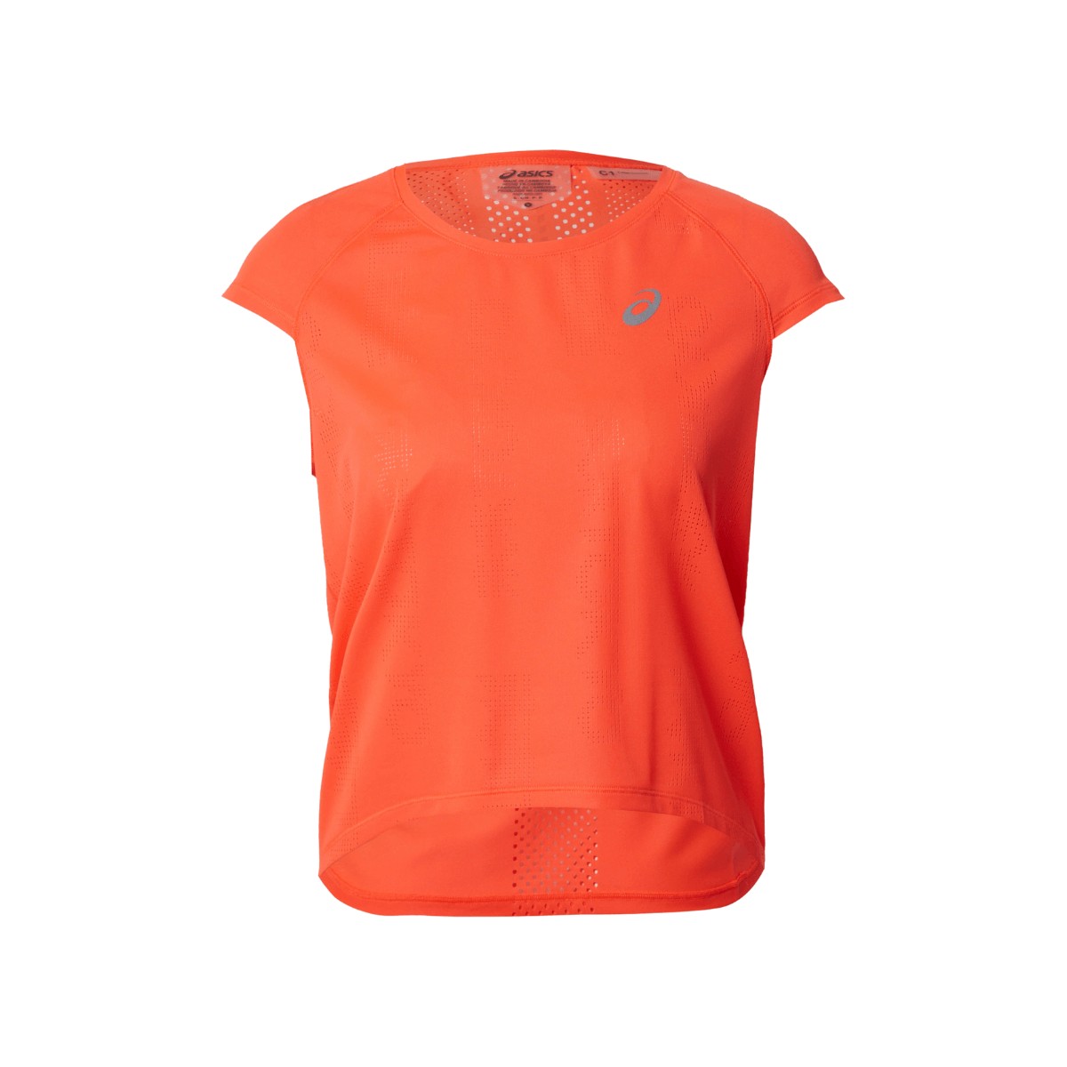 Asics Future Tokyo Ventilate Short Sleeve Orange Woman T-Shirt, Size XS