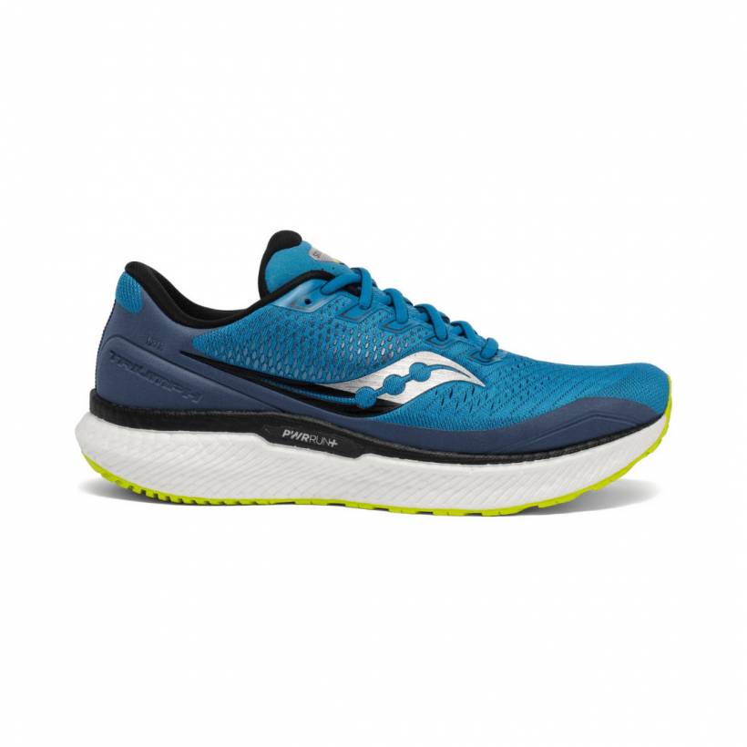 Zapatillas Saucony Triumph 18  Azul Lima SS21