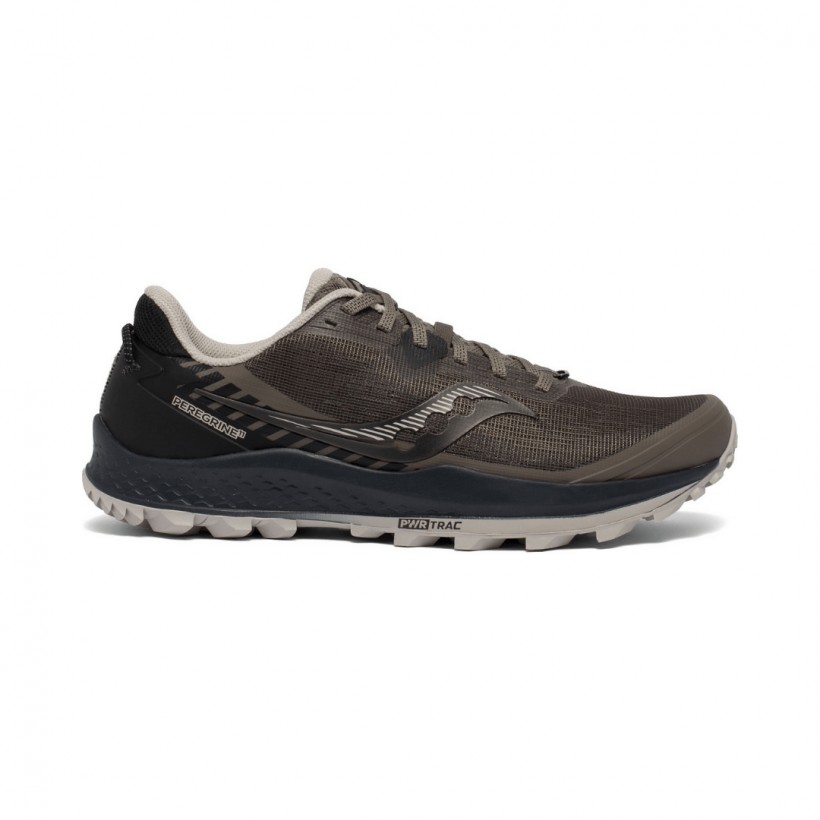 Saucony Peregrine 11 Running Shoes Black Gray SS21
