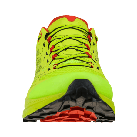 Tênis La Sportiva Jackal GORE-TEX amarelo néon vermelho