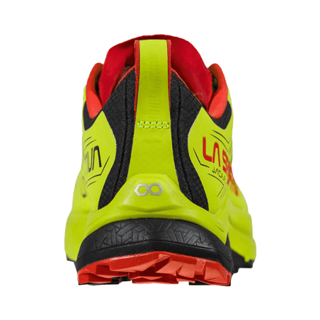 Tênis La Sportiva Jackal GORE-TEX amarelo néon vermelho