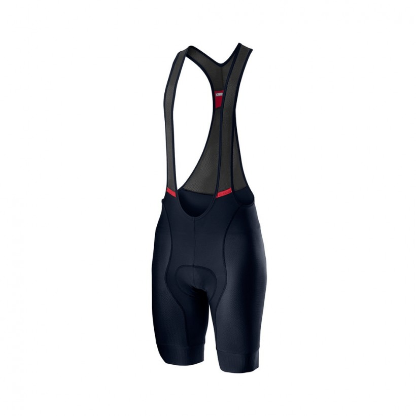 Castelli Competizione Savile Bib Shorts Dark Blue Black Red