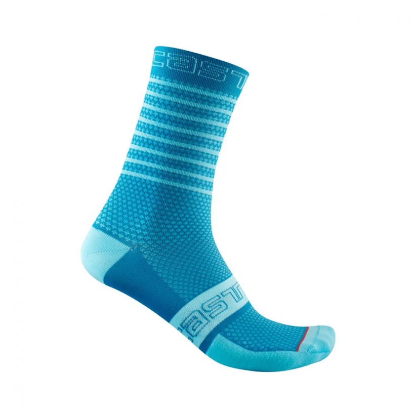 Castelli Superleggera 12 Blue Socks Woman