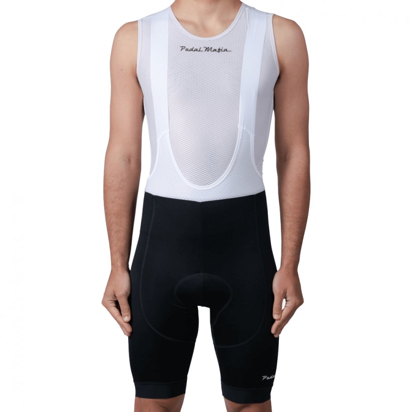 Mafia Mens Tech Pedal Bib Shorts Black White