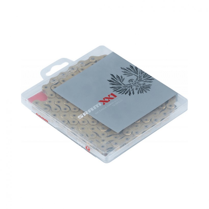 Cadena SRAM XX1 EAGLE 12V Oro con Power Lock