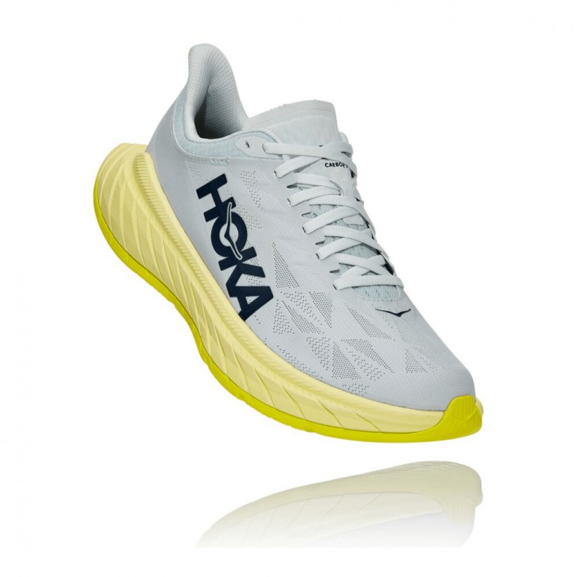 Hoka One One Carbon X 2 Shoes White Lima SS21