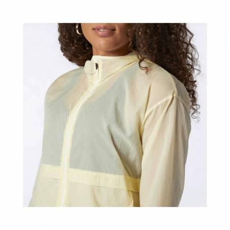 Veste New Balance Impact Run Jaune clair Femme