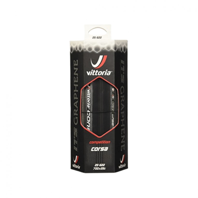 Pneu Vittoria Open Corsa CX Graphène Noir 700x23-25
