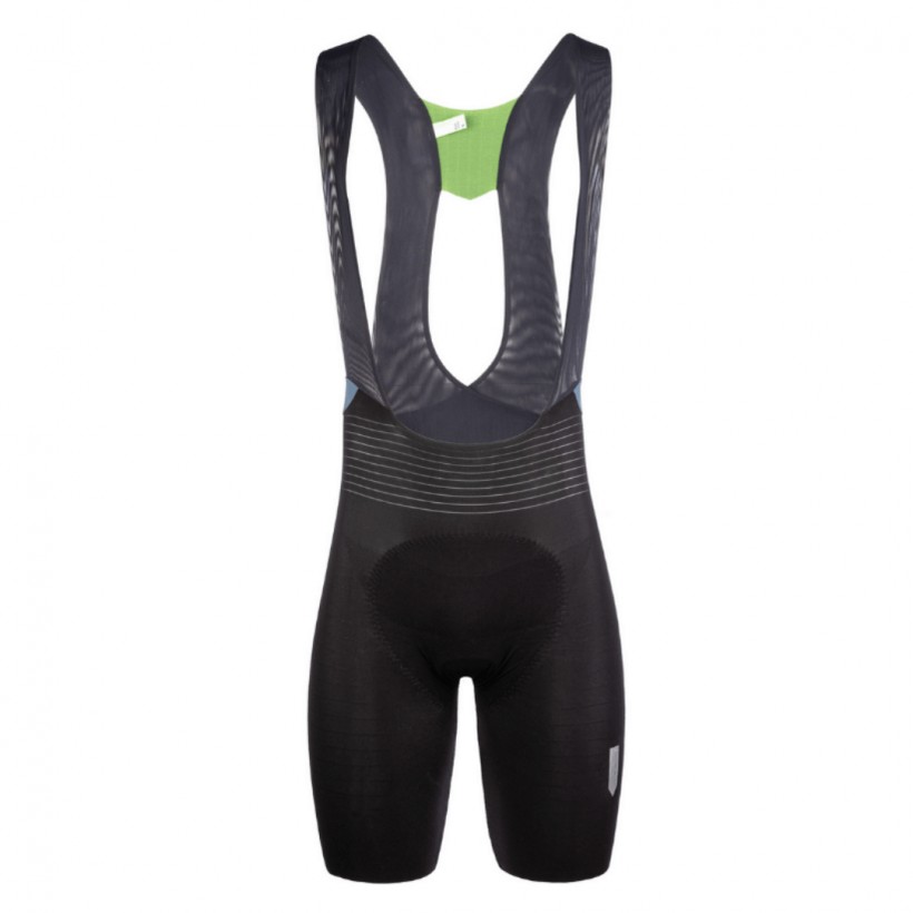 Q36.5 Pantaloncini con bretelle neri unici