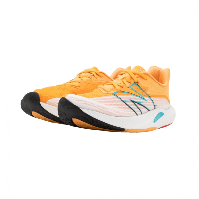 New Balance FuelCell Rebel v2 Shoes Orange Beige Blue SS21