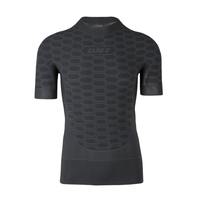 Kurzarm-Unterhemd Q36.5 Base Layer 2 Grau