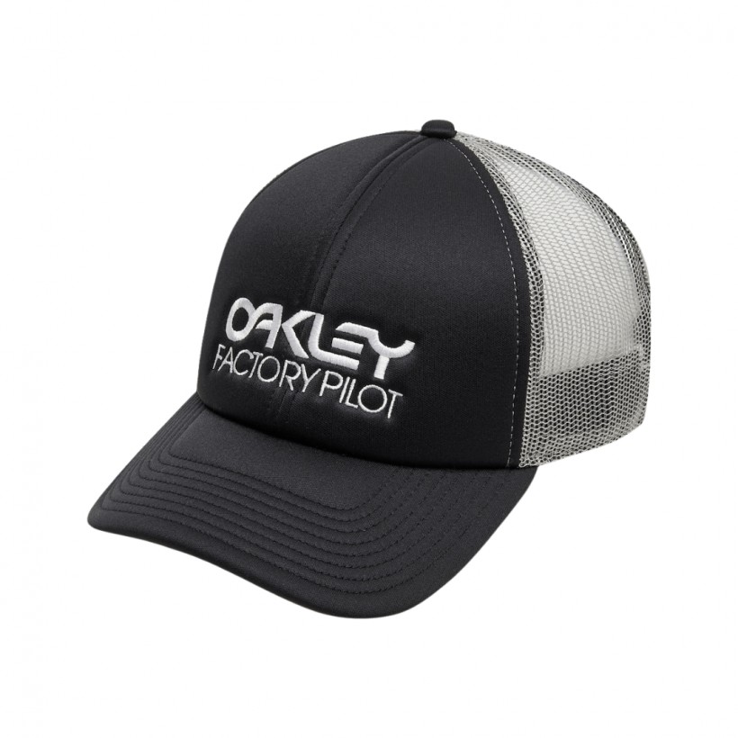 Oakley Factory Pilot Trucker Hat Black Cap