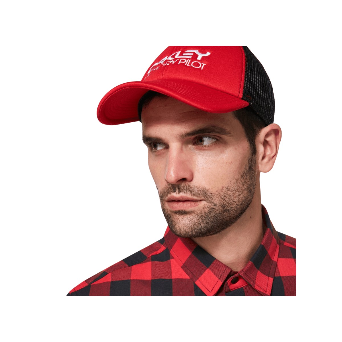 Oakley Factory Pilot Trucker Hat Red Cap