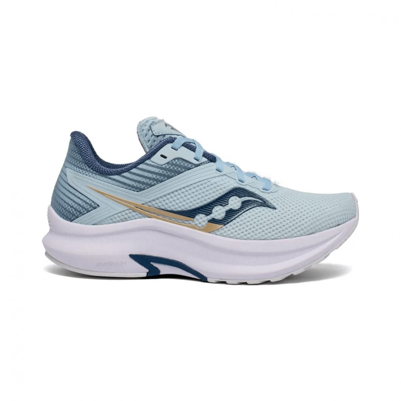 Saucony Axon Light Blue White SS21 Women's Running Shoes