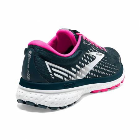 Brooks Ghost 13 Teal Pink White SS21 Women's Running Shoes