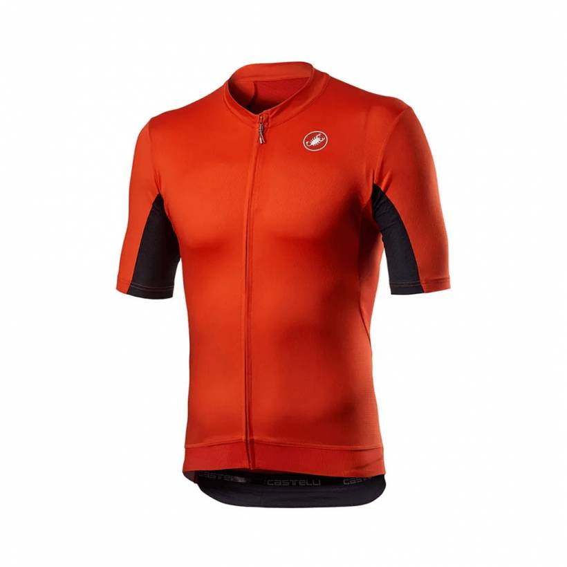 Castelli Vantaggio Short Sleeve Red Black Jersey