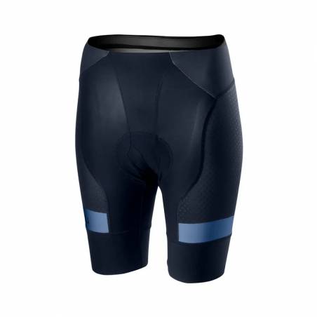 Castelli Free Aero Race4 Tragerlose Tragerhose Dunkel und hellblau Damen