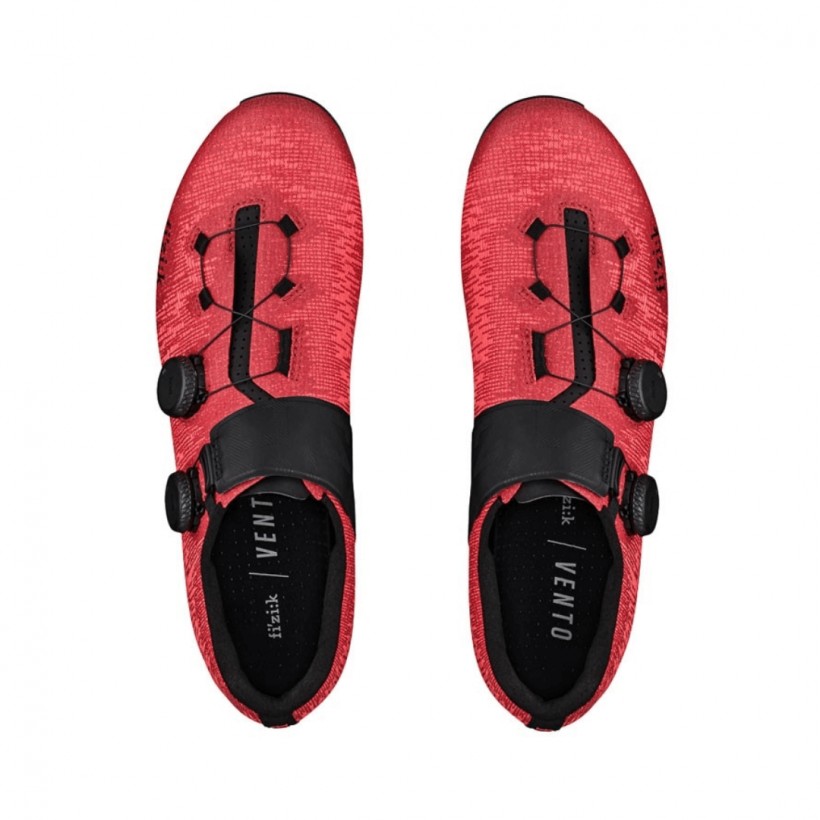 Fizik Vento Infinito Knit Carbon Coral Black Shoes