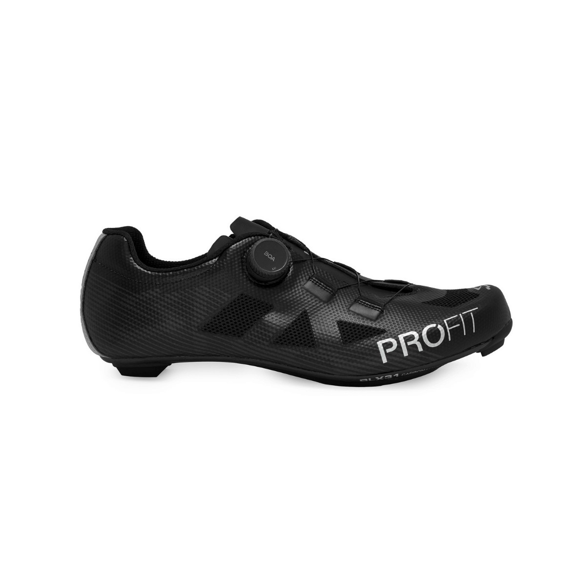 Spiuk Profit Road Carbon Black Unisex Shoes, Size 41 - EUR