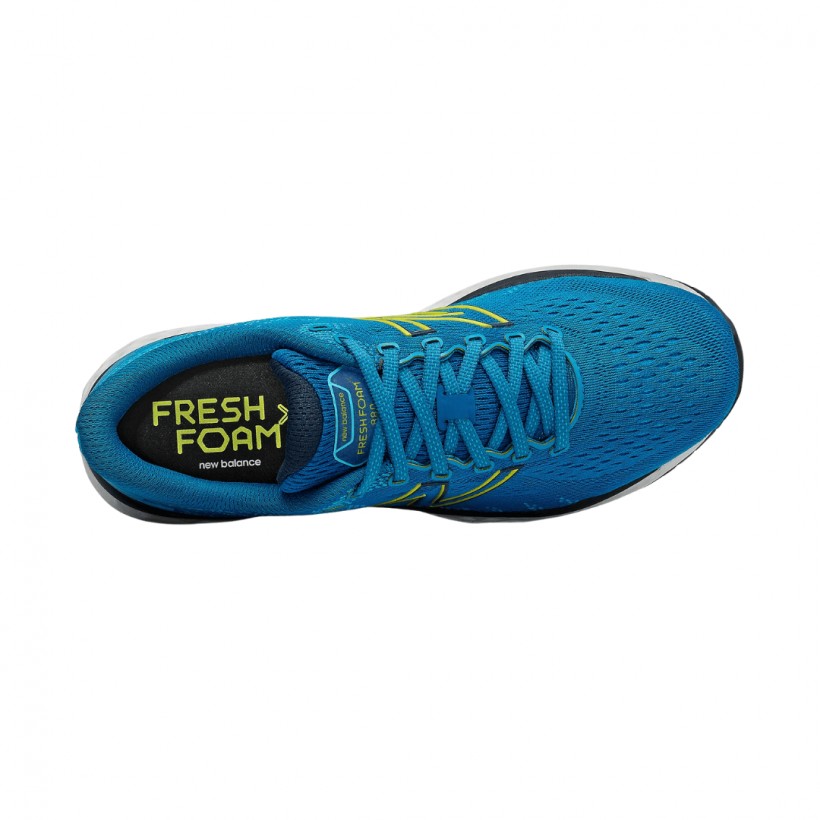 Scarpe New Balance Fresh Foam 880 v11 Wave Blu Giallo