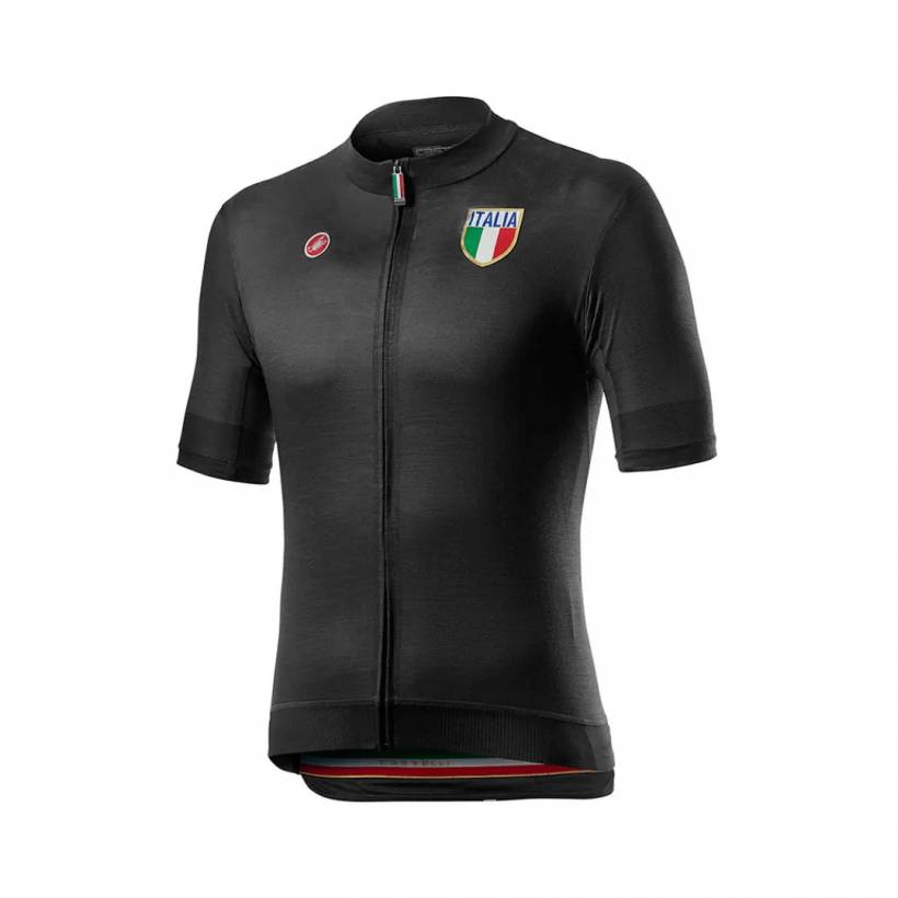 Castelli Italia 20 manga curta jersey preta