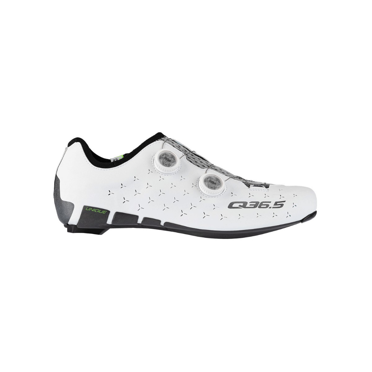 Q36.5 Unique Road White Shoes, Size 43 - EUR