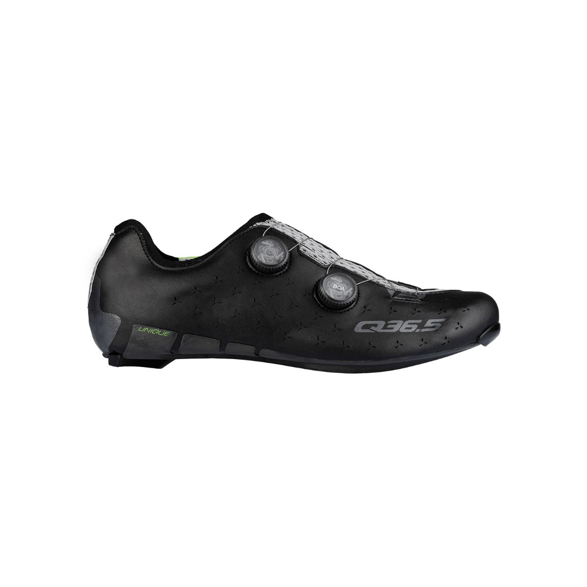 Photos - Cycling Shoes Q36.5 Unique Road Shoes Black, Size 44,5 - EUR 300.2.445