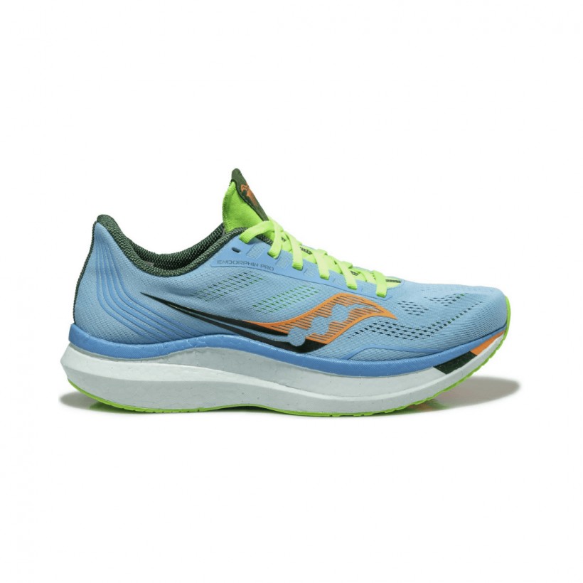 Saucony Endorphin Pro Running Shoes Blue Green SS21