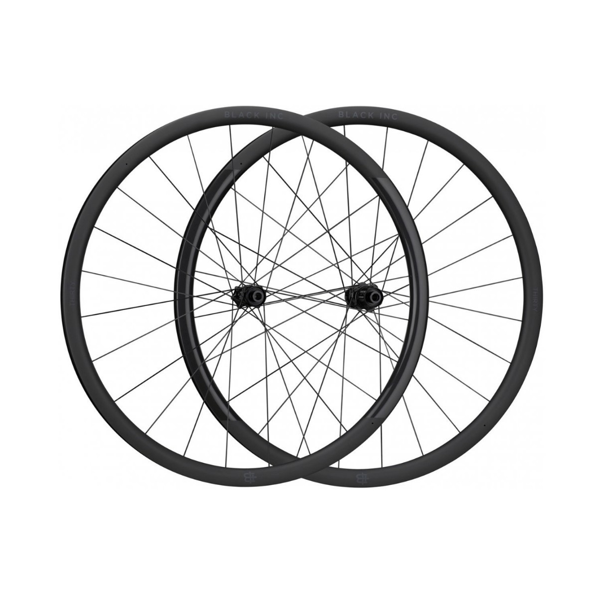 Black Inc Thirty All-Road Disc Center Lock CeramicSpeed Carbon Laufradsatz, Gruppen SRAM XDR 12