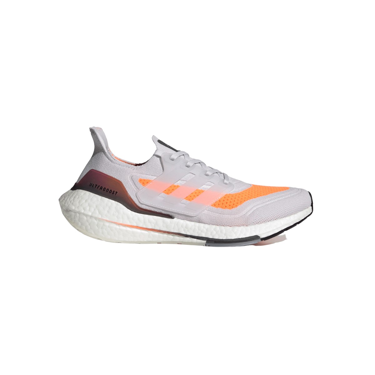Adidas Ultra Boost 21 Gray Orange SS21 Running