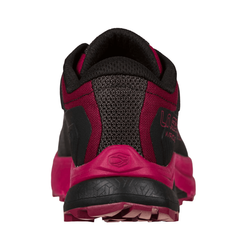 Damen-Laufschuhe La Sportiva Karacal Schwarz/Bordeaux SS21