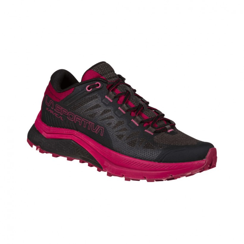 Buty La Sportiva Karacal Czarne Bordowe Damskie SS21