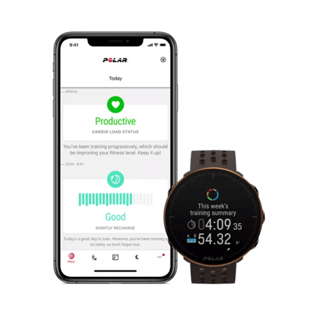 Polar Vantage M2 Marron Cuivre