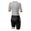 Trisuit Integrale Free Castelli San Remo 2 Grigio Nero Arancione Brillante