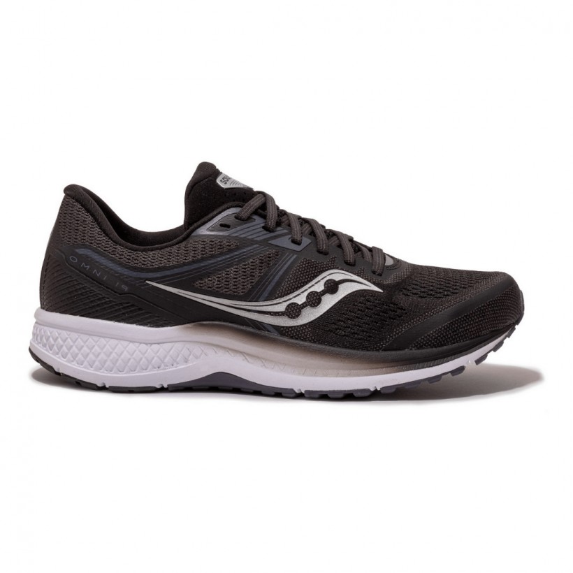 Saucony Omni 19 Running Shoes Black Gray SS21