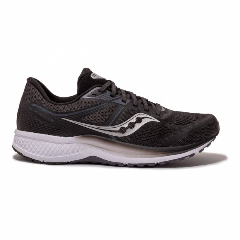 Saucony Omni 19 tênis preto cinza SS21