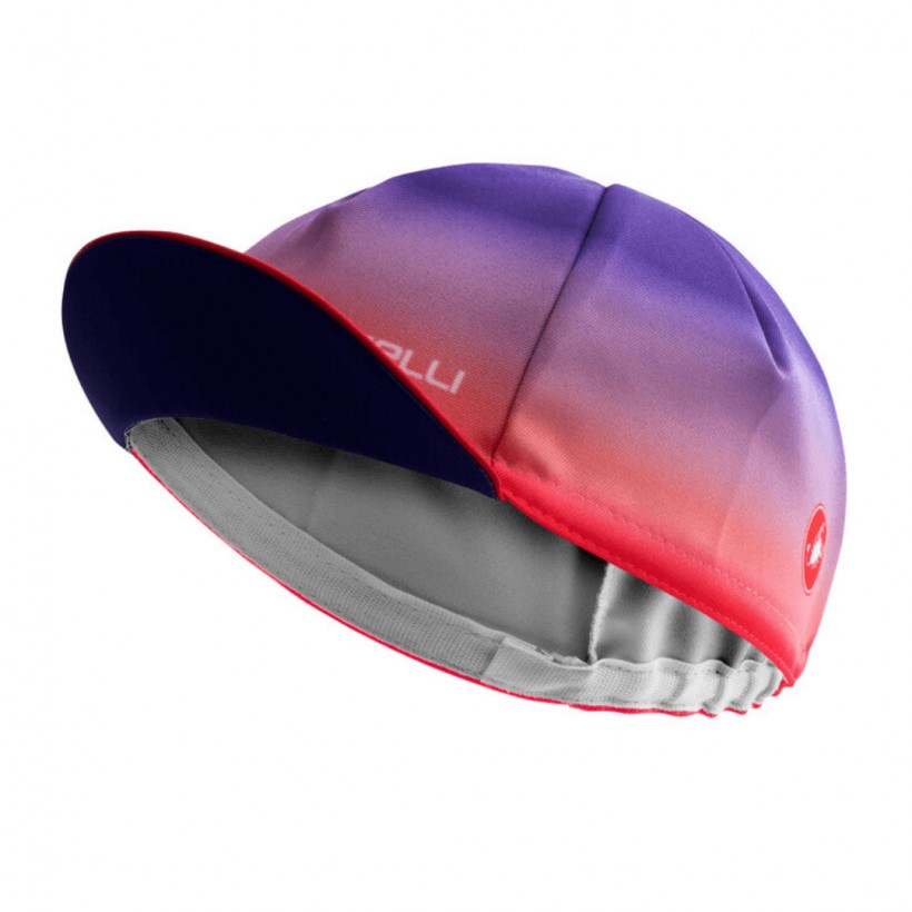 Castelli Czapka Damska Gradient Niebieska Liliowa