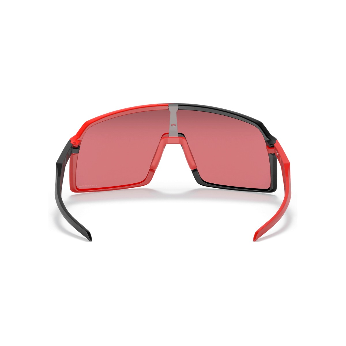 Oakley Sutro Sunglasses Matte Black Red Prizm Trail Torch