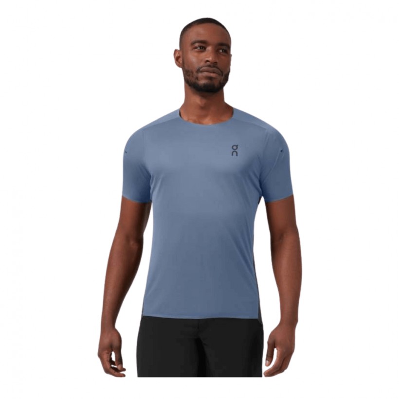 On Performance-T Short Sleeve T-Shirt Blue Gray