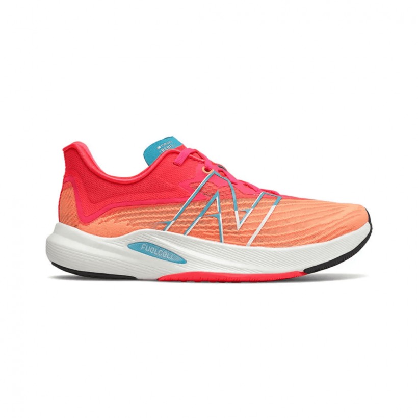 New Balance FuelCell Rebel v2 Red Orange Blue SS21 Women's Shoes