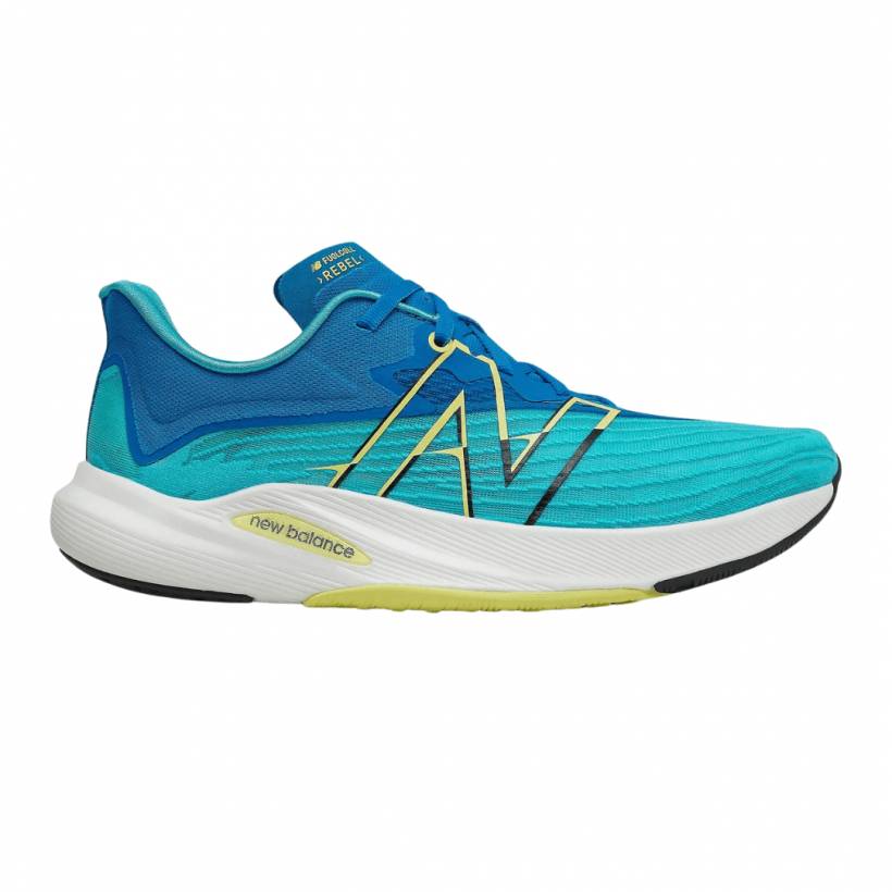 Buty New Balance FuelCell Rebel v2 Niebieskie Żółte SS21