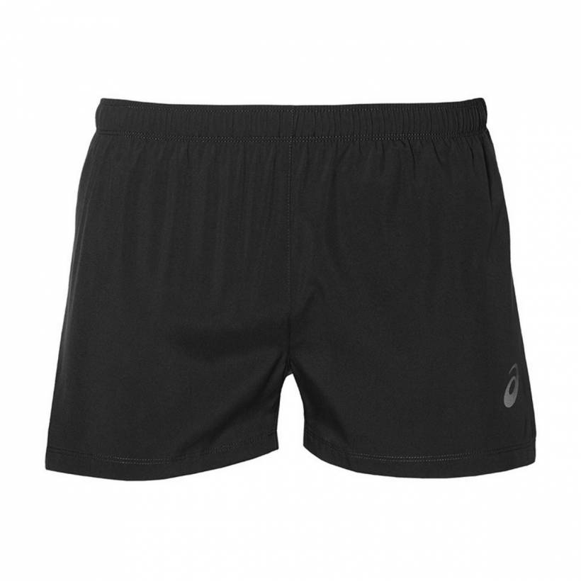 Asics Silver Split Black Shorts