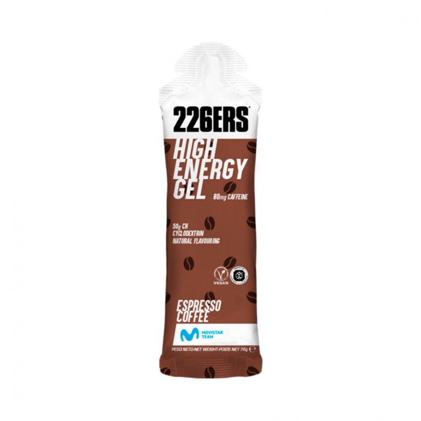 Gel energético 226ERS Café Espresso 60 ml. (1 unidade)