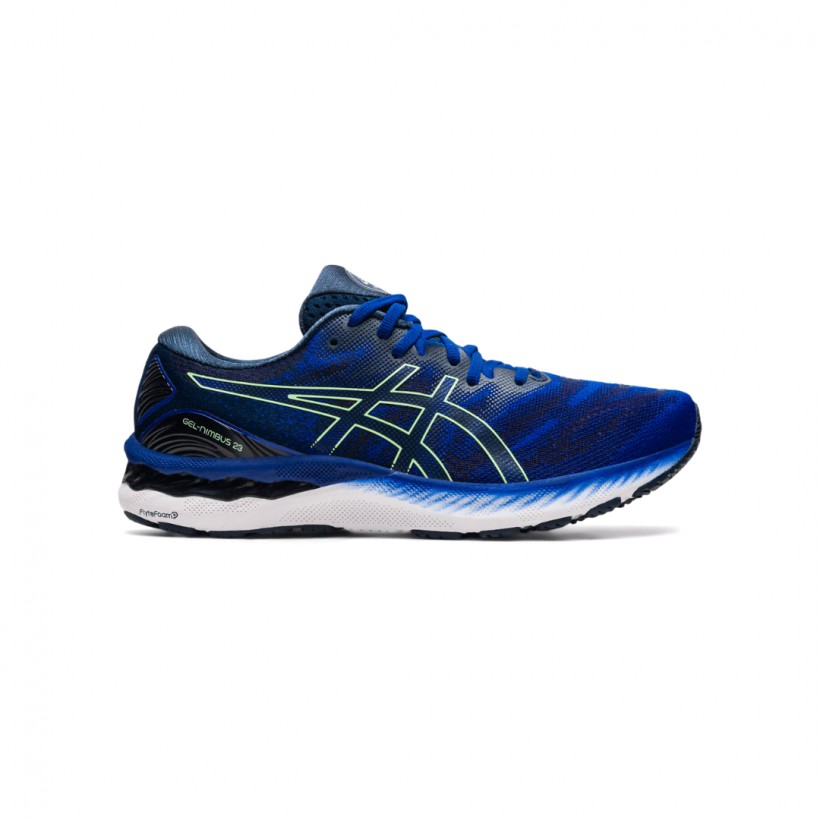 Asics Gel Nimbus 23 Running Shoes Lima Blue AW21