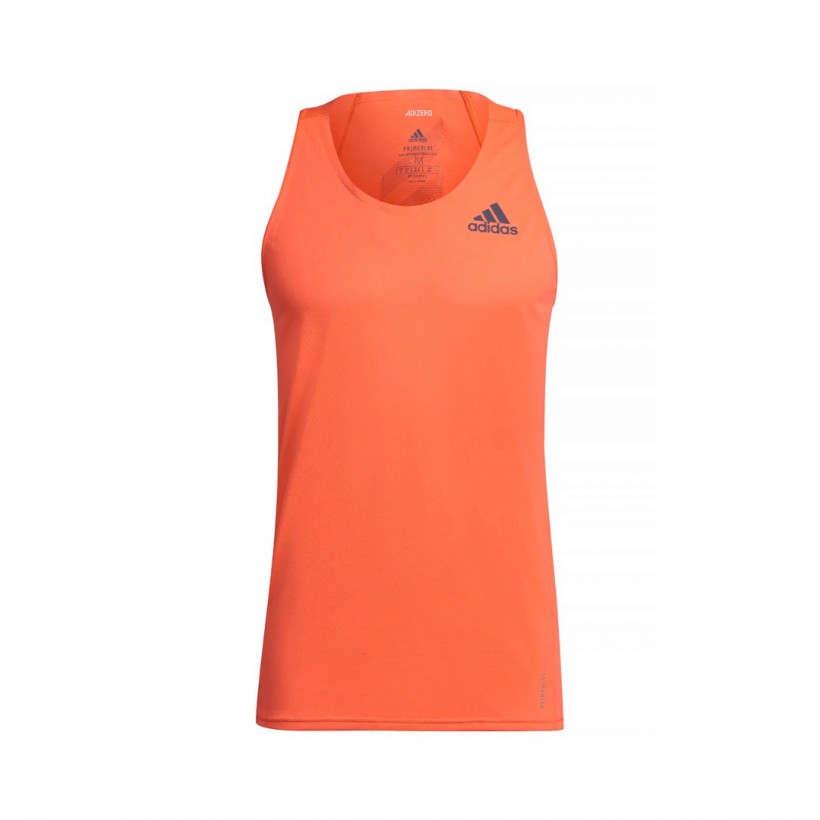 Pomarańczowa koszulka bez rękawów Adidas Adizero