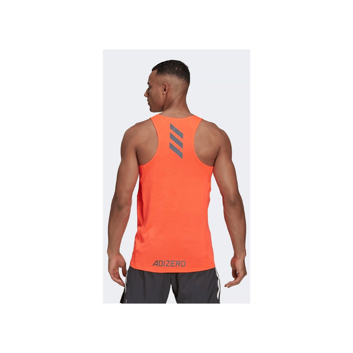 Esta llorando Ellos Cúal Camiseta Adidas Adizero Sin mangas Naranja