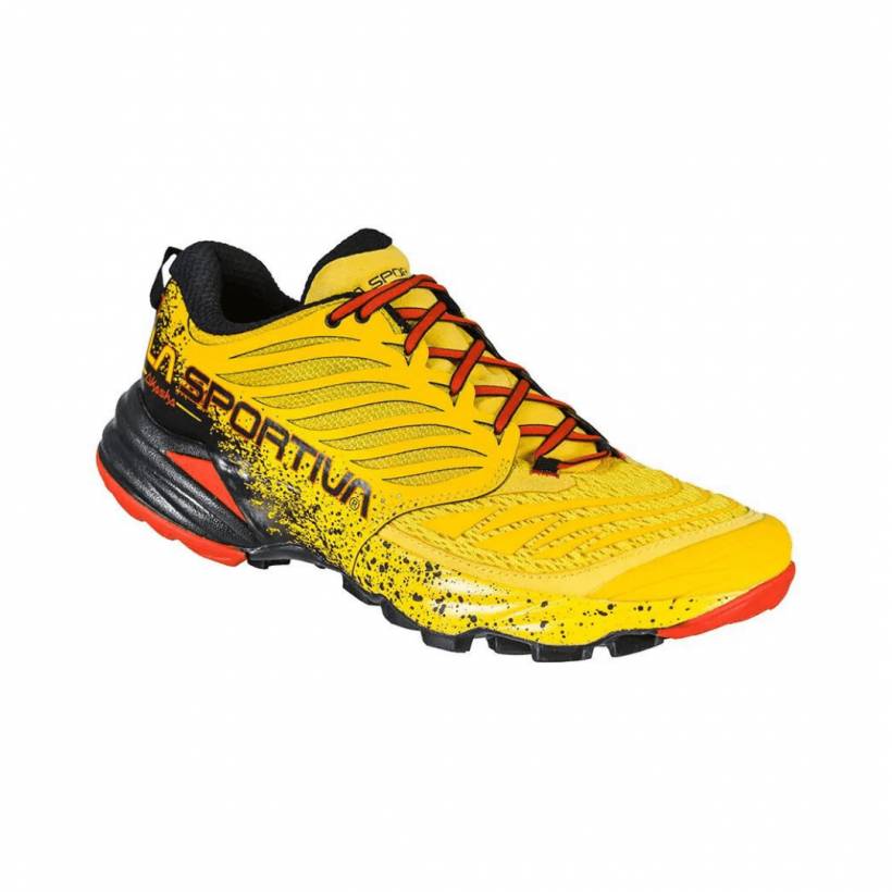 Sapatos La Sportiva Akasha Amarelo Preto Vermelho SS21