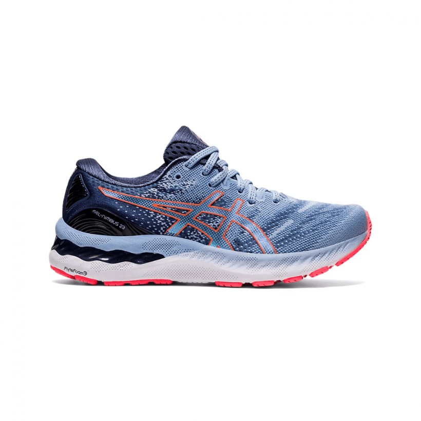 Asics Gel Nimbus 23 Blue Coral AW21 Women's Running Shoes